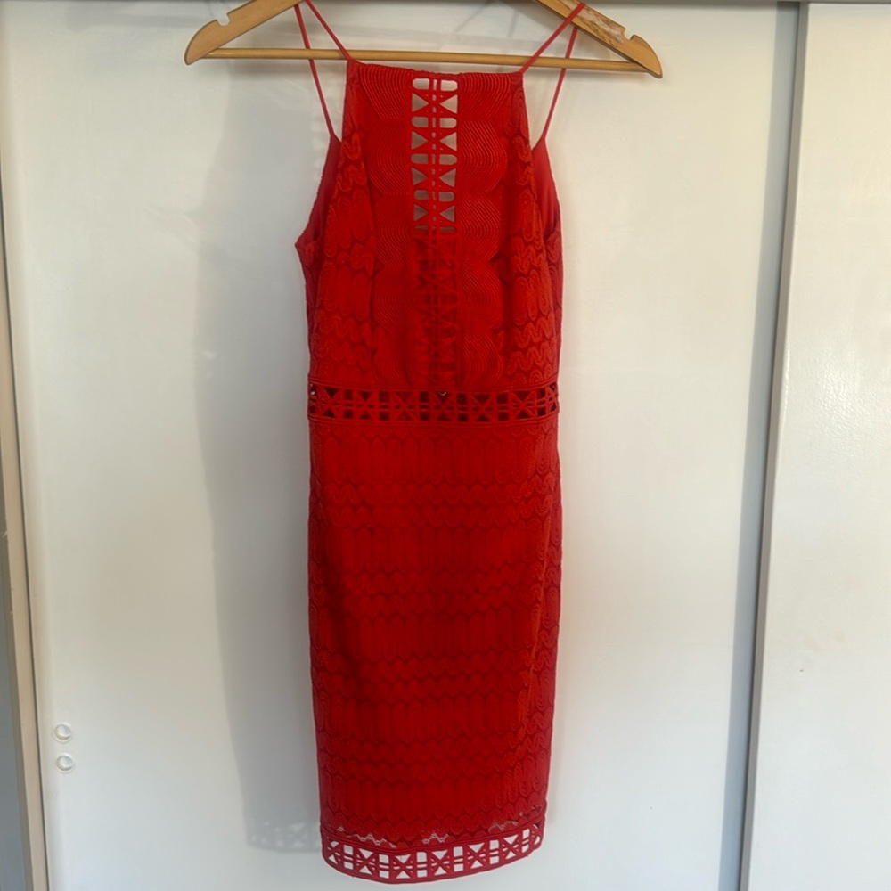 TopShop Red mini dress
